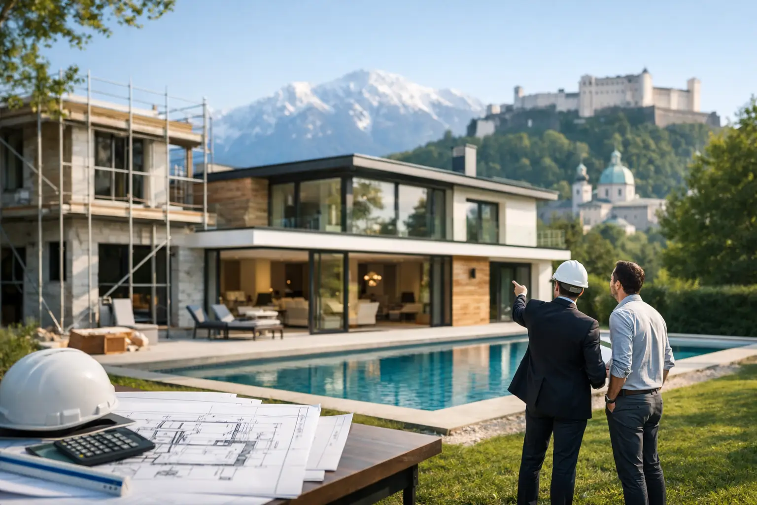 Villa bauen in Salzburg mit klarer Kontrolle