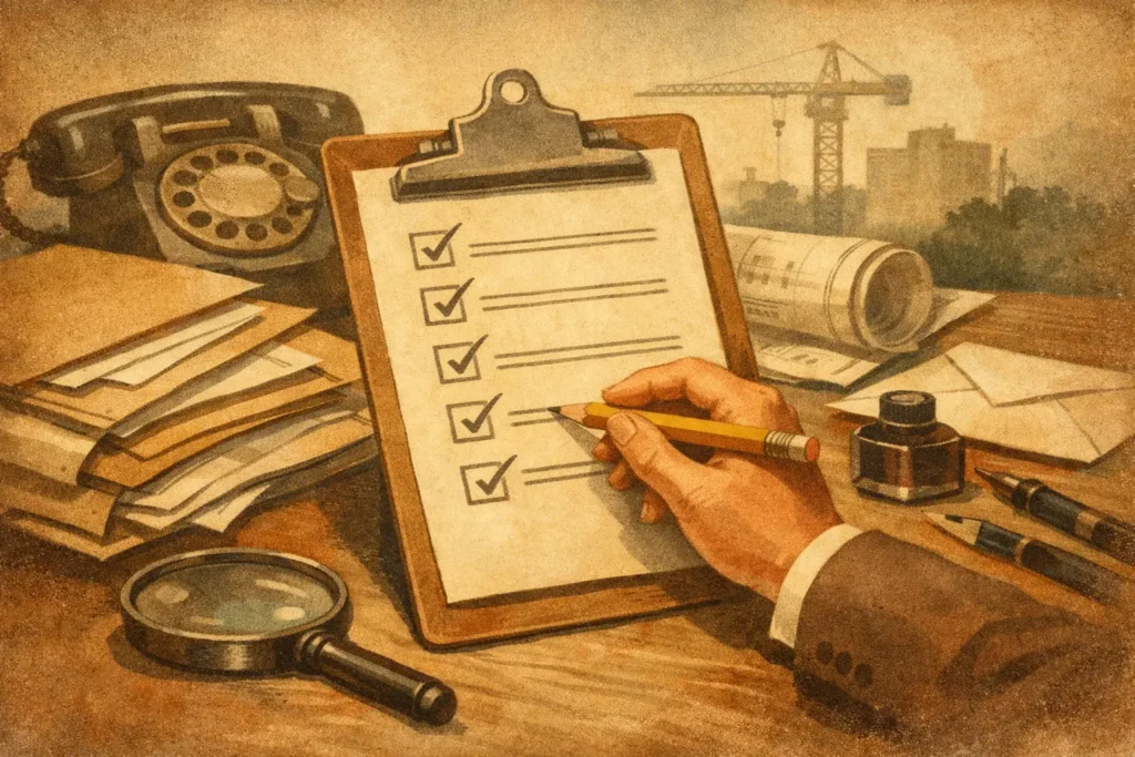 Checkliste für Ausschreibungsunterlagen
